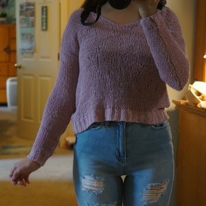 Pink sweater